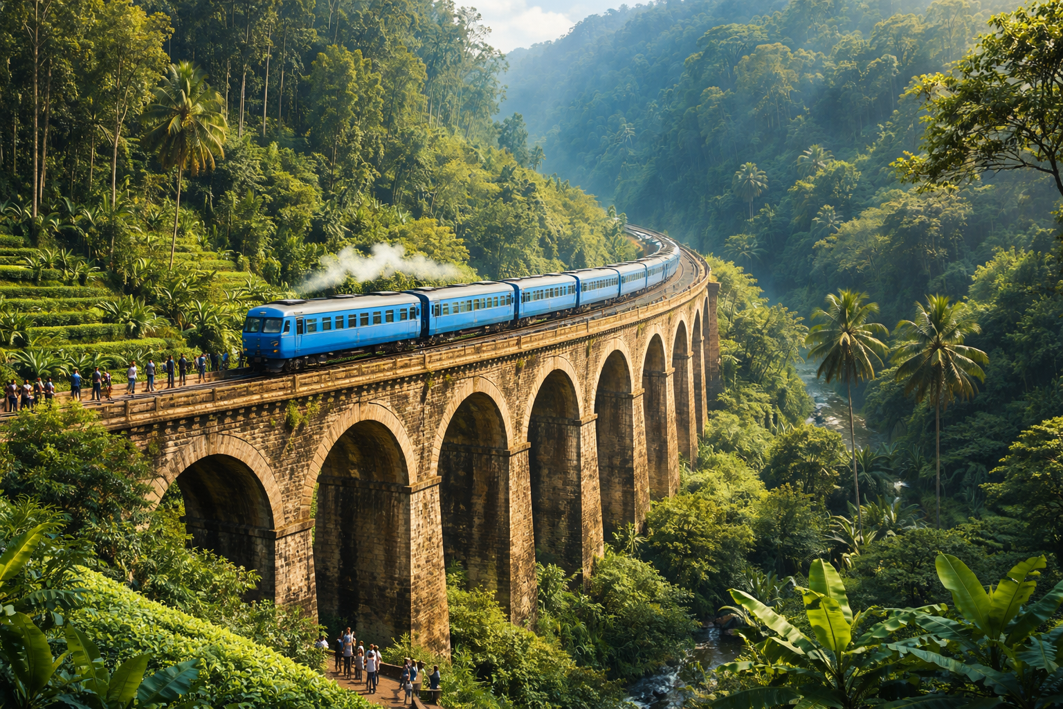 Nine Arches Bridge – Jembatan Ikonik Sri Lanka di Tengah Hutan Tropis