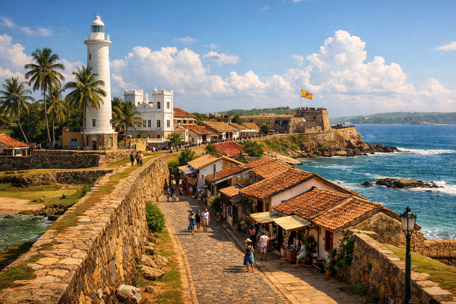 Galle Fort – Kota Benteng Bersejarah Peninggalan Kolonial di Tepi Laut