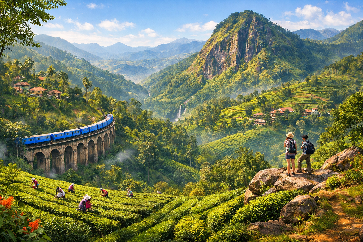 Ella – Desa Pegunungan yang Terkenal dengan Panorama Alam dan Perkebunan Teh